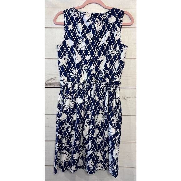 Brooks Brothers Size 6 Detachable Top Skirt to make Dress Nautical Navy White - Picture 6 of 6